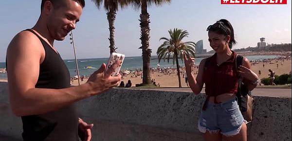  LETSDOEIT - (Julia De Lucia and Alberto Blanco) Romanian Girl Gets A Spanish Cock Abroad